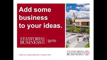 Stanford Ignite — Full-Time 2022 Information Session