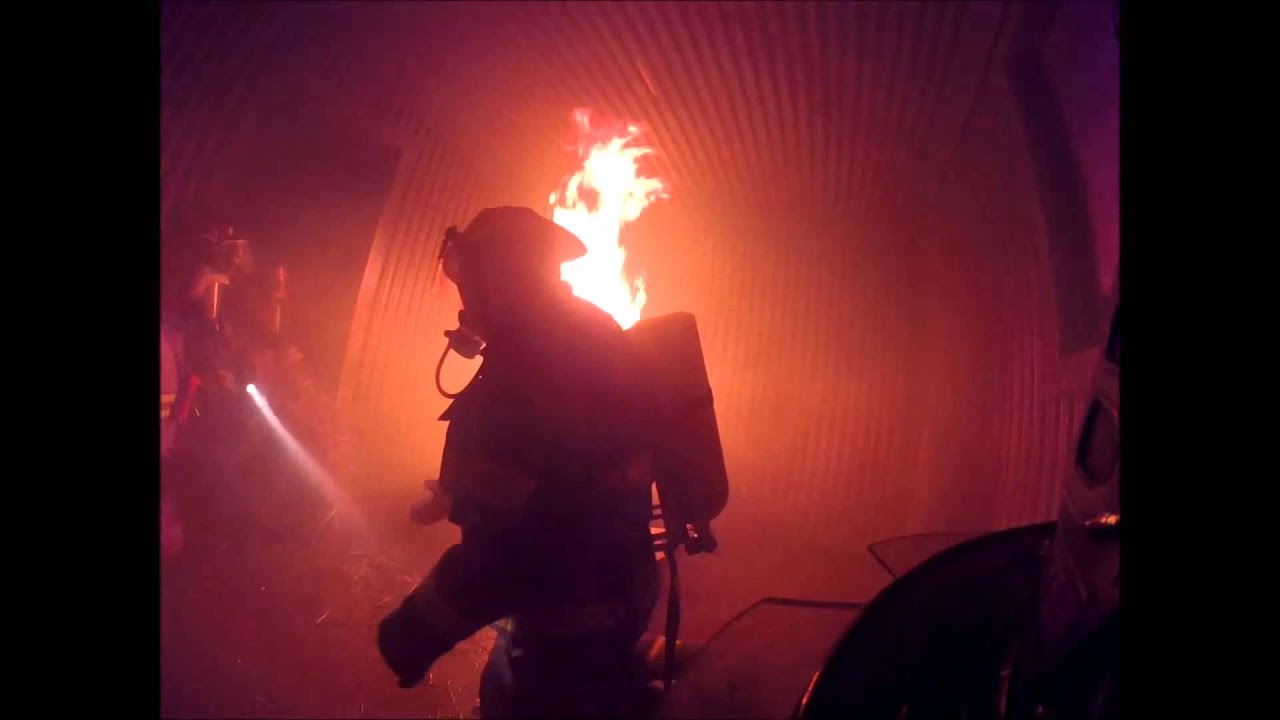 Potsdam Fire Department Live Burn Training - YouTube