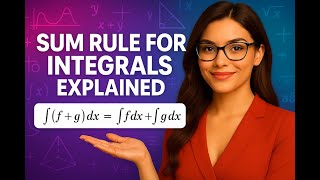 Sum Rule for Integrals Explained Step-by-Step  ∫ (f + g) dx = ∫ f dx + ∫ g dx  | Limitless Math
