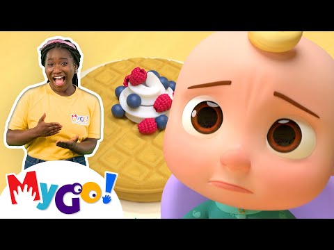 Breakfast Song | CoComelon Nursery Rhymes & Kids Songs | MyGo! Sign Language For Kids