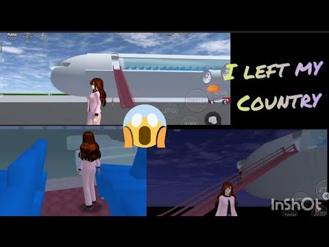 I left my country 😢/ sakura school simulator new prop id //😁