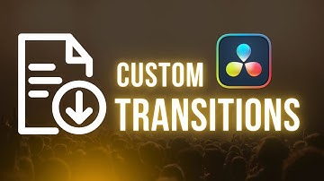 How to Create Custom Transition Presets in DaVinci Resolve 19