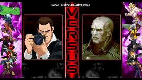 M.U.G.E.N Mr.X vs Frank West