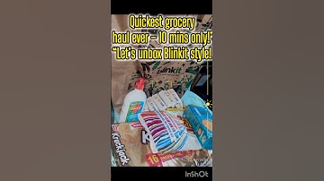 10 minutes & blink.it’s here!”Blinkit ne literally blink me deliver kar diya! #blinkit #shortsindia