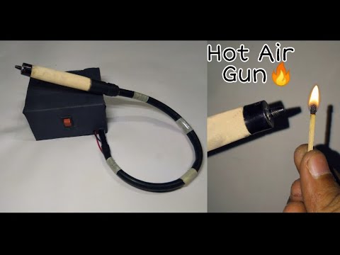 How to make a hot air gun at home - YouTube