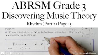 ABRSM Discovering Music Theory Grade 3 Rhythm (Part 2) Page 15 with Sharon Bill