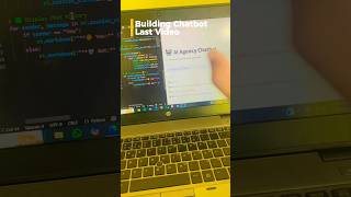 Building My First Chat Bot Part Last Video #bot #python #building #project #coding #ai #chatbot
