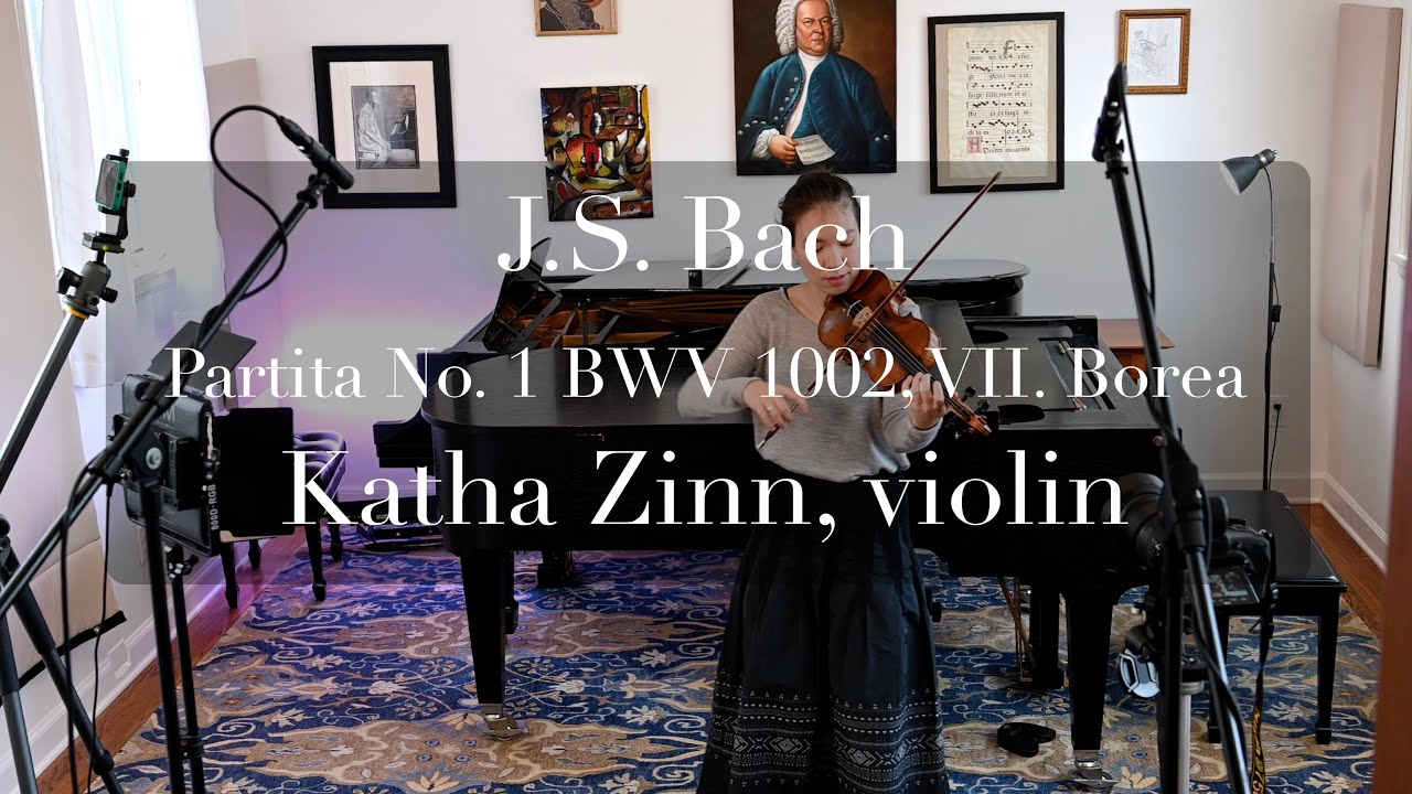 J.S. Bach Partita No. 1 in B minor BWV 1002, VII. Tempo di Borea