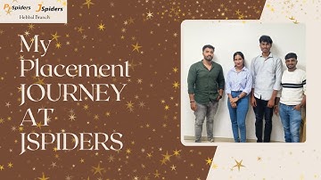 Congratulations S Rahulraju on being placed as a Software Engineer Trainee!