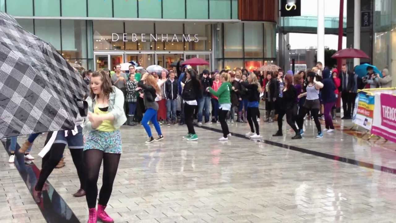 Holy Cross Sixth Form College Flashmob, The Rock Bury - YouTube