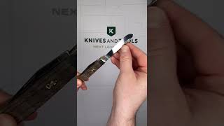 Case Trapper 14000 Smooth Black Curly Oak Wood 7254 Ss, Pocket Knife