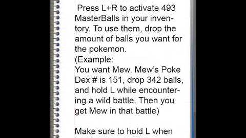 Pokemon Diamond & Pearl Action Replay Codes