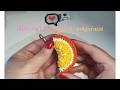 Chaveiro laranja de crochê amigurumi 🍊[ Rápido e fácil ] [Tutorial completo]