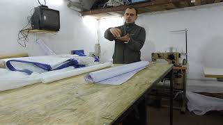 видео: Пошив парусов. Материалы. картинка: Пошив парусов. Материалы.