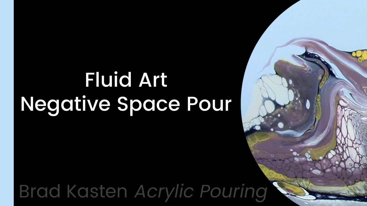 Fluid Art Negative Space Flip Cup Acrylic Pour Painting - YouTube