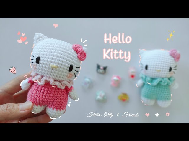 Hello Kitty P➊ #crochet #hellokitty #sanrio #friends #amigurumi #handmade  #cute #sweet #diy 