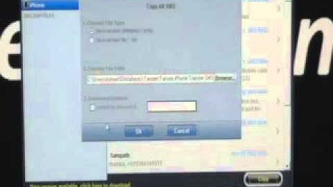 How to print out iPhone SMS Text Messages on my PC