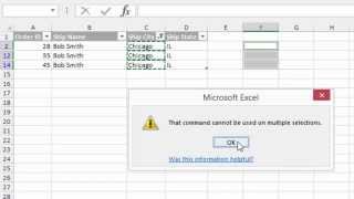 How To Paste to Visible Cells in Excel
