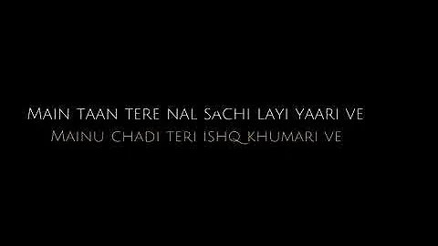 MAIN TAAN TERE NAL SACHI LAYI YARI VE     / NEW WHATSAPP STATUS 2019 / WHATSAPP STATUS / New status