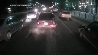 Езда по встречке камри kz 050 AF 09 г. Караганда