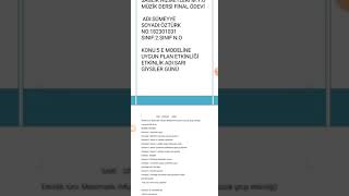 Sümeyye Öztürk Çocuk Gelişimi 2.Sınıf N.ö 182301031Sarı Giysiler Günü