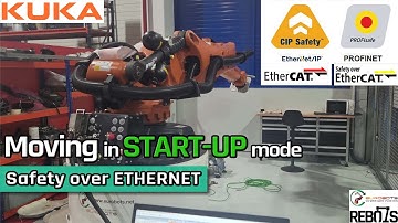 #KUKA (ProfiSafe, CIP, FSoE) JOG in T1 without SIB and X11. Start-up mode, PLC safety over ethernet