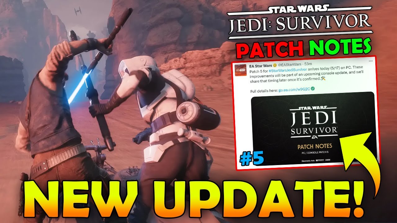Star Wars Jedi Survivor just got ANOTHER Update + MORE on the way ...