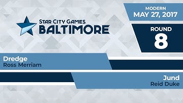 SCGBALT: Round 8 - Ross Merriam vs Reid Duke | Modern