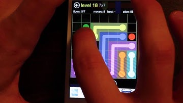 Flow - 7x7 Level 18 Walkthrough