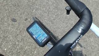 Quick review in action iGPSport SR mini smart tail light bike radar