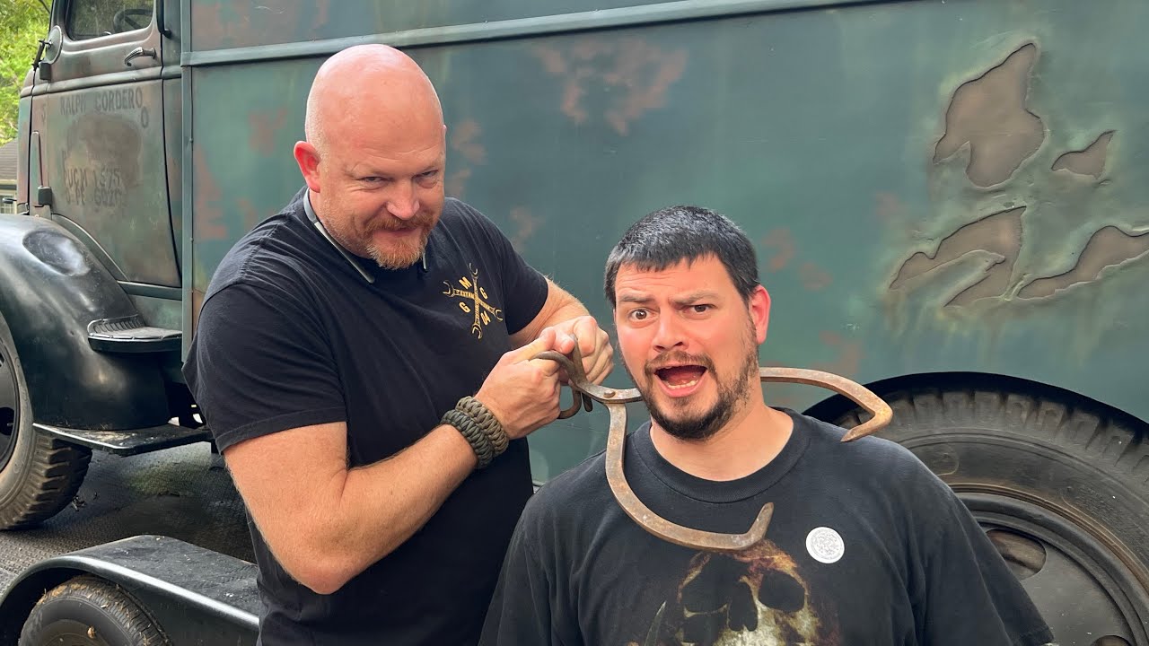 I got to sit inside the screen used Jeepers Creepers truck