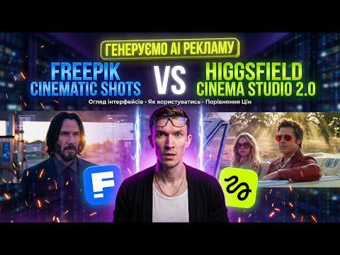 Як створити голлівудське FS відео? Огляд Higgsfield Cinema Studio 2.0 та Freepik Cinematic Shots