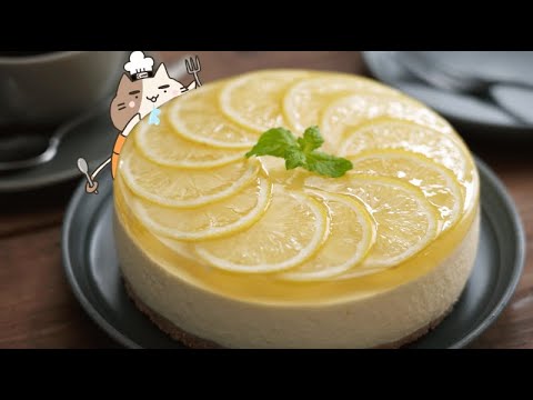 さっぱり爽やか！レモンのレアチーズケーキの作り方｜TOM＆しのにゃん