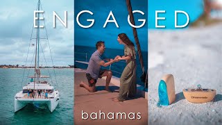 Marry Me?! Engaged on a Catamaran in the Bahamas