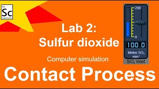 Contact Process computer simulation 2 - ideal sulfur dioxide concentration | CHEMISTRY EXPERIMENTS |