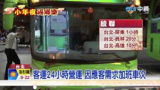 【中視新聞】紓解春節搭車人潮 鐵公路總動員 20150217