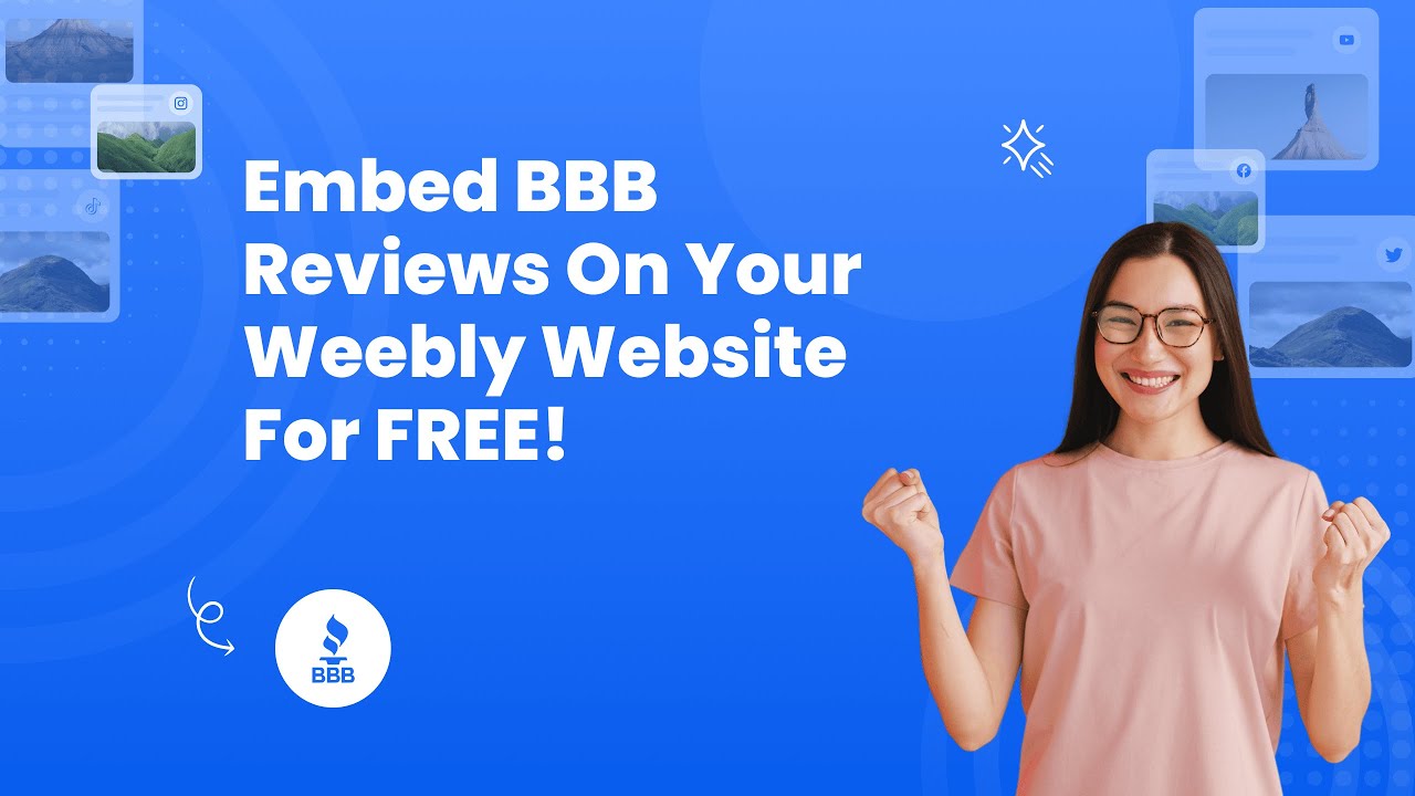 How to embed BBB reviews on Weebly FOR FREE? 