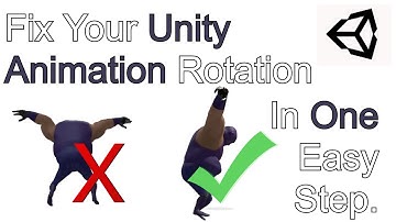 How to Fix Animation Rotation in Unity - It