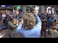 Flash mob at Copenhagen Central Station. Copenhagen Phil playing Ravel