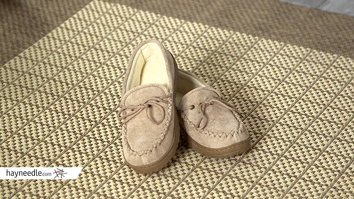 Old Friend Mens and Womens Terry Cloth Moccasin Slippers - Product Review Video