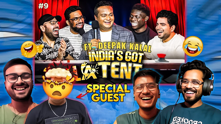 Reacting to INDIA’S GOT LATENT EP 09 ft. DEEPAK KALAL | Epic Reaction Part-1
