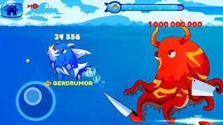 Fish Town IO - KILLED 79! PIRAYA & BOSS in The Atlantis - fishdom screenshot 5