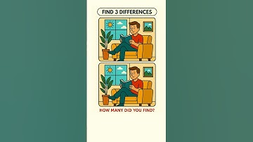 Can YOU Spot the 3 Differences? 👀 #spotthedifference #quiz #findthedifference