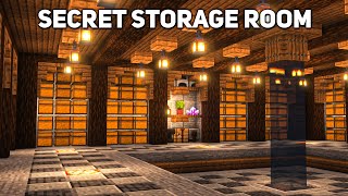 Minecraft: Underground Storage Room Tutorial (how to build 1.19)