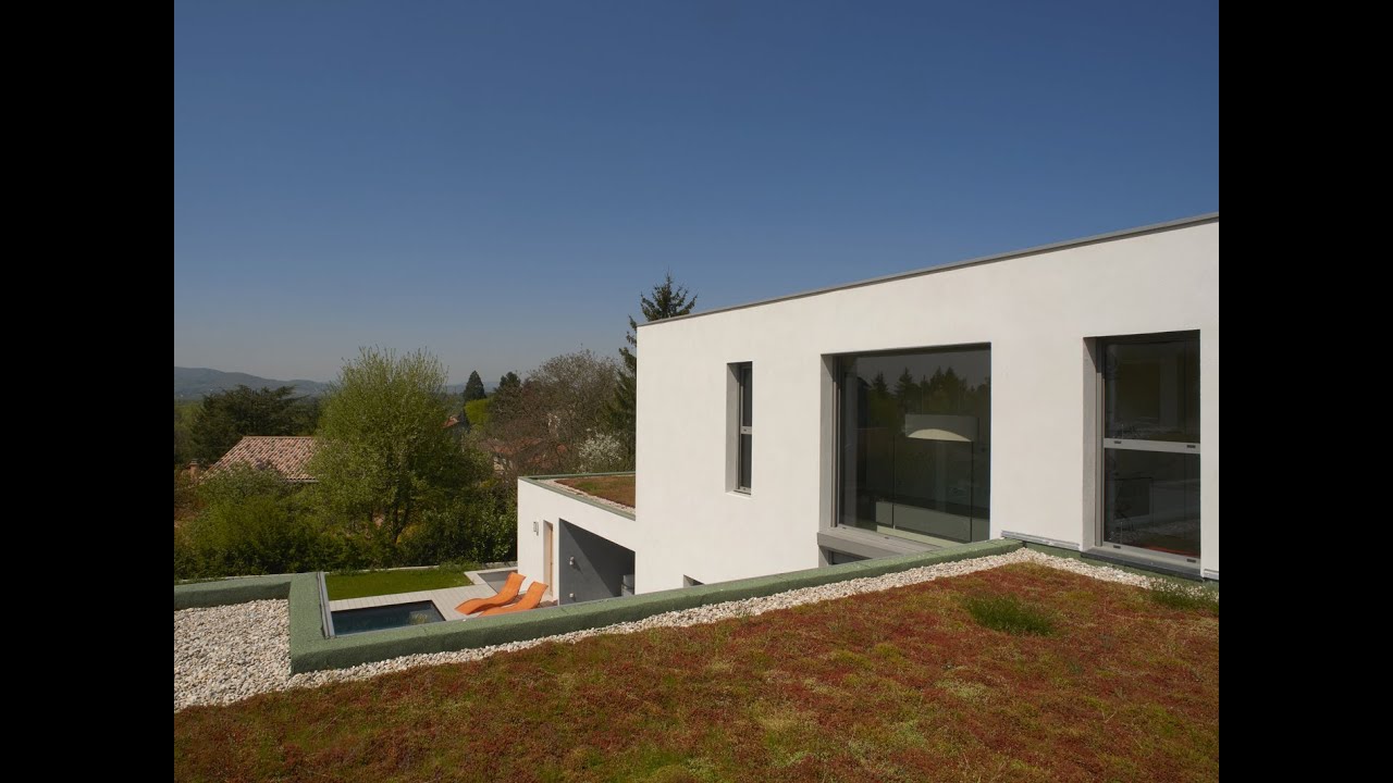 La maison moderne par atelier mca, constructeur de maisons à lyon ...