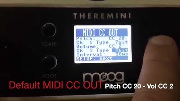 Theremini, the theremin midi controller