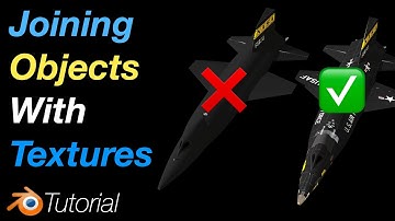 [3.1] Blender Tutorial: Joining Two Objects With Different Textures Properly