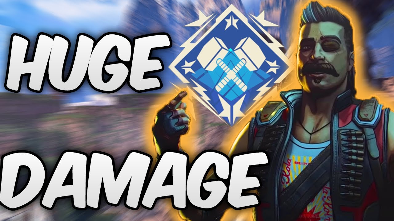 HUGE 4000 DAMAGE FUSE GAME | Getting the 4k damage badge on Fuse in Apex Legends season 8