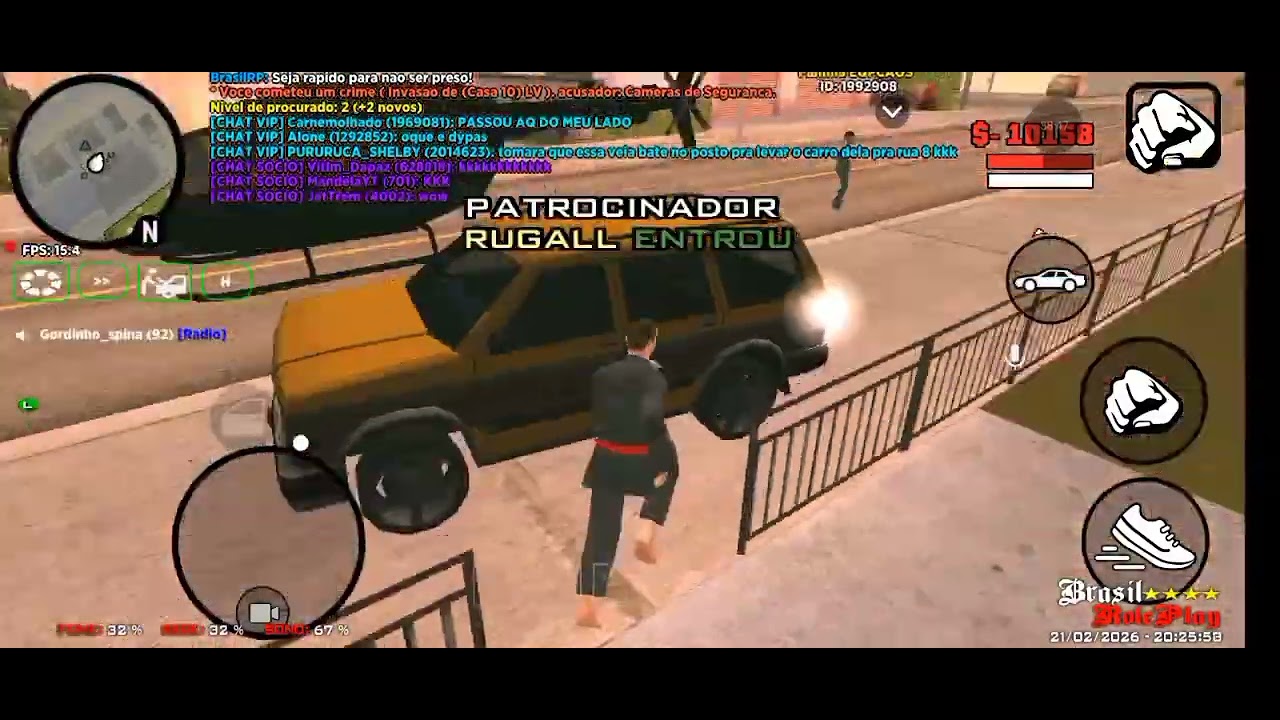 21/02/2026 Roubo de casas CMD ANNA_BEATRIZ, primeira vez comandando.