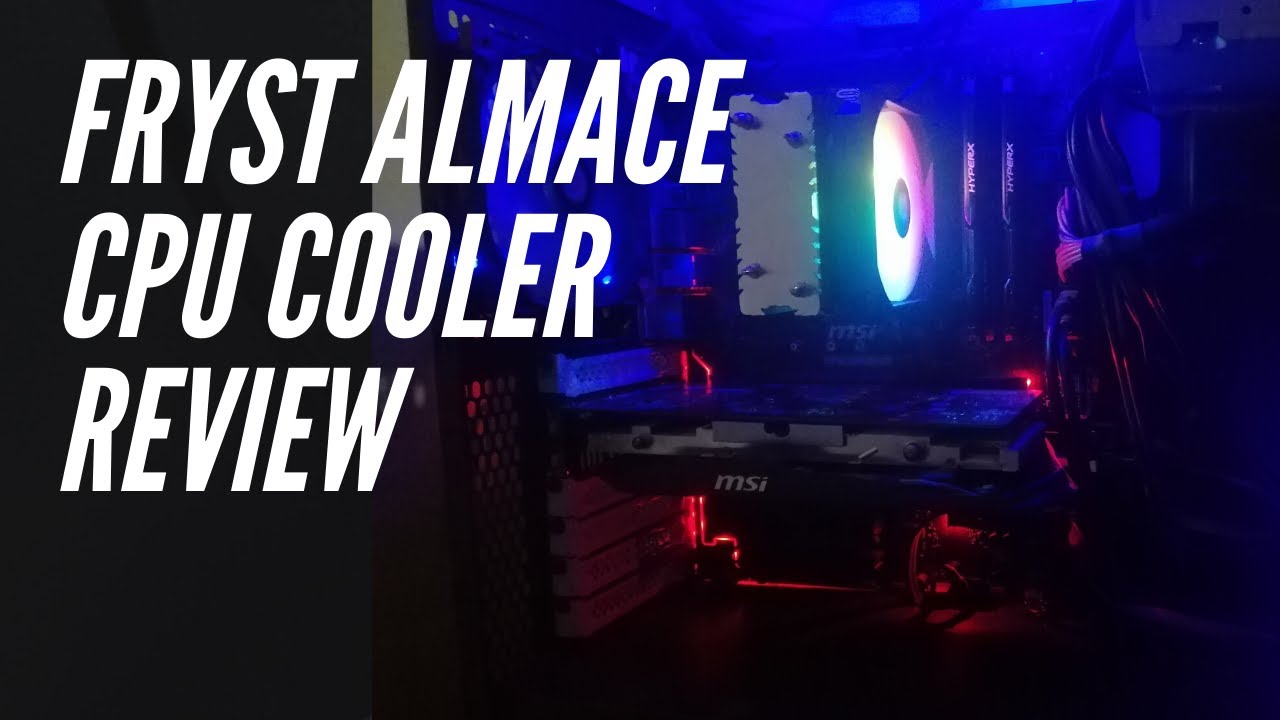 Fryst Almace Cpu Cooler Review Cooler Reviews Cooler Reviews